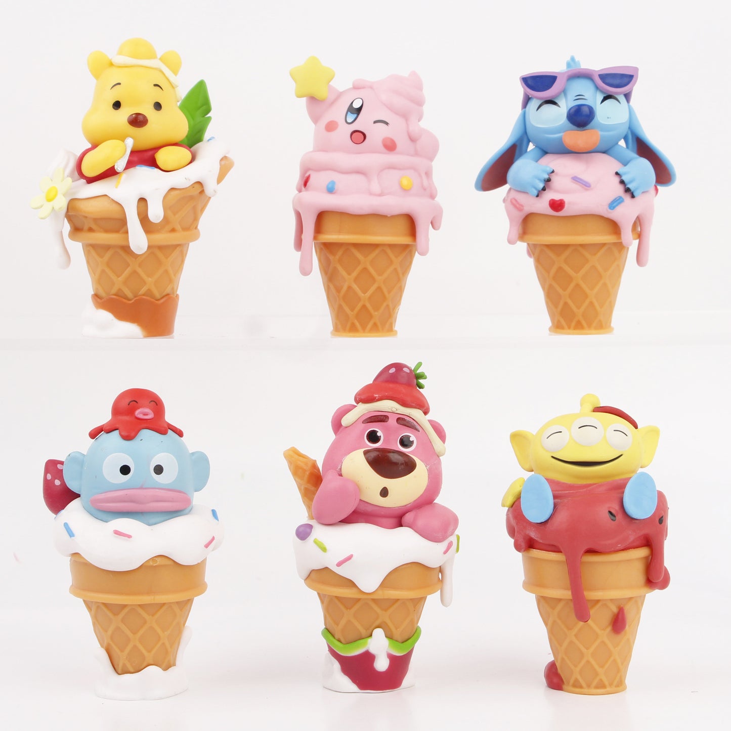 New products: 6 big star ice cream ice cream series, creative dopamine tide toys, figurines, Internet celebrities, popular micro ornaments