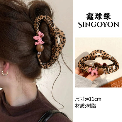 Large Versatile Grab Clip Women's Back of Head Shark Clip Korean Premium Hairpin 2026 Temperament Disc Hair Accessories