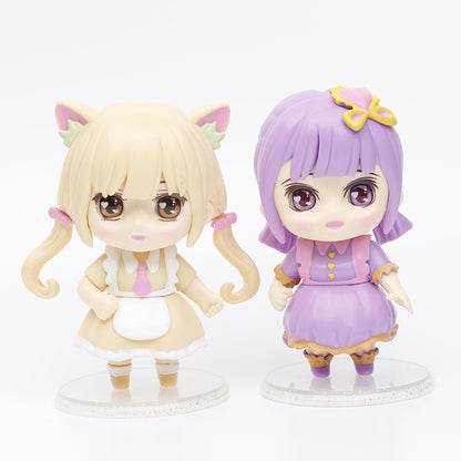 Figure Q version macaron princess 6 cake baking decoration ornaments angel baby wishing rainbow princess doll