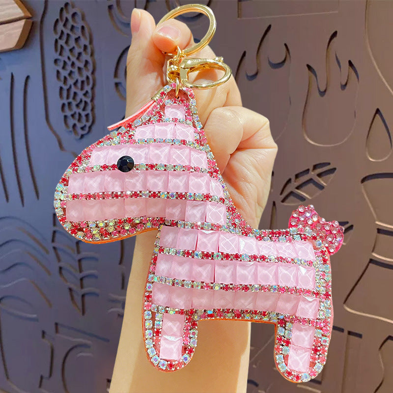 Horse Keychain - Love Pony Mobile Phone Pendant Car Key Chain Student Gift