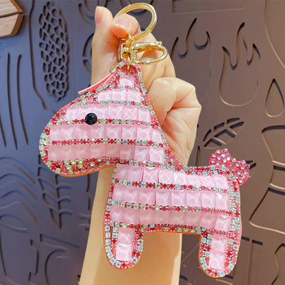 Horse Keychain - Love Pony Mobile Phone Pendant Car Key Chain Student Gift