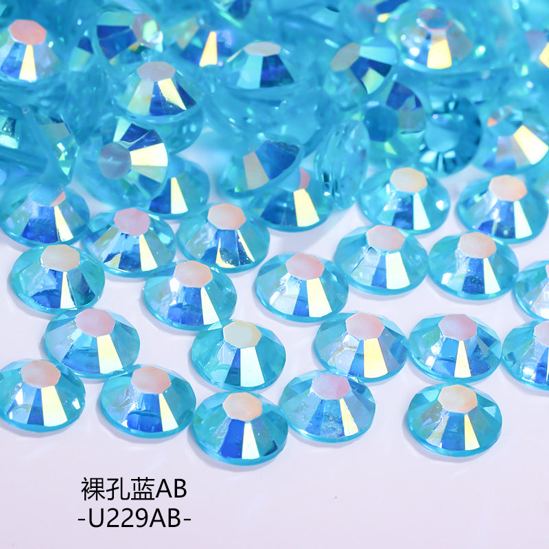 AB Colorful Resin Flat Bottom Rhinestones - Nail Art Clothing Shoes Bag Accessories