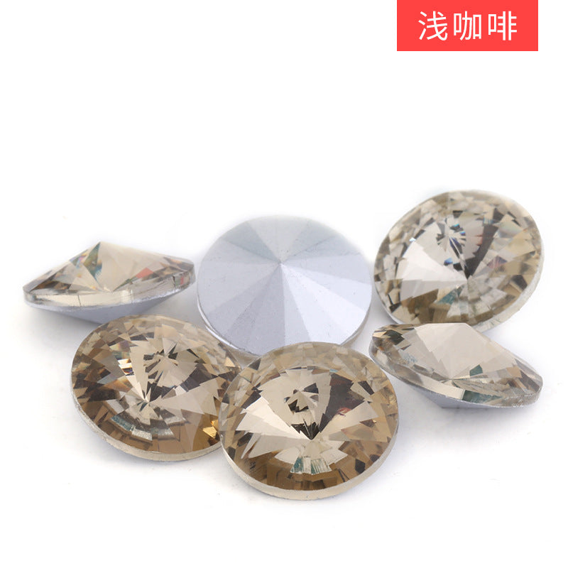 Rivoli Pointed Bottom Diamond Rhinestones - Crystal Phone Case Shoe Jewelry Luggage Clothing Accessories