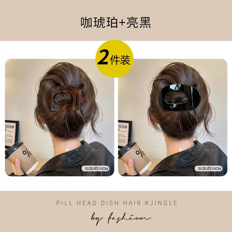 Driving and doing yoga without falling off, abalone scratch clips, hairpins, women's back of head clips, flat duckbill chucks, headdresses, shark clips