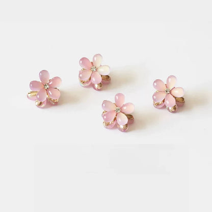 Small mini floral claw clip for women, high-end side, bangs hair clip for front front, delicate princess hair clip