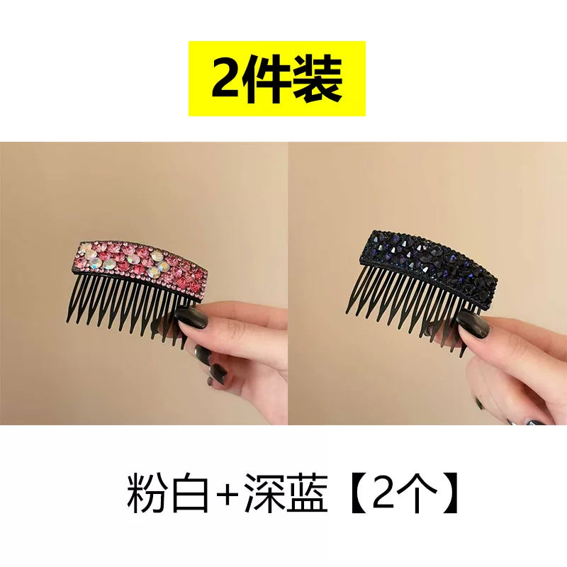 Elegant Diamond Inverted Comb for Women, High-End Rhinestone Hair Comb, Loose Hair Organizer, 2026 New Hair Accessory Hairpin