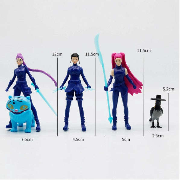 Cross-border new product Q version of the demon hunter acrylic stand K-Pop animation peripheral desktop humanoid stand ornament