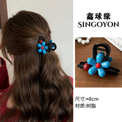 Large Versatile Grab Clip Women's Back of Head Shark Clip Korean Premium Hairpin 2026 Temperament Disc Hair Accessories