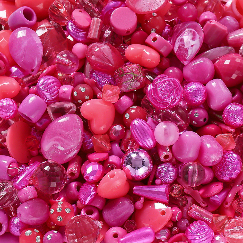 DIY Acrylic Mixed Beads 20g - Mobile Phone Chain Children's Jewelry Hair Accessories