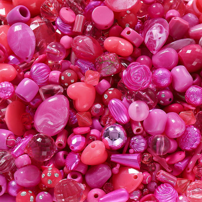 DIY Acrylic Mixed Beads 20g - Mobile Phone Chain Children's Jewelry Hair Accessories