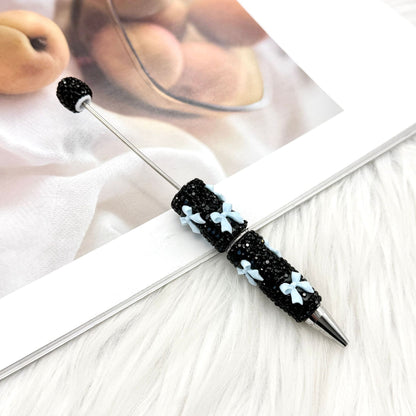 DIY creative bow full diamond  pen multi-color diamond gift pen Valentine's Day series gift pen in stock