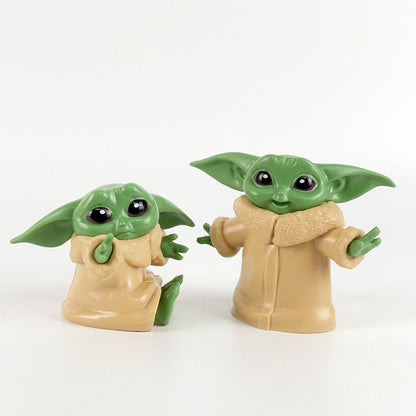 Yoda The Mandalorian, Star Wars Baby Yoda Baby BabyYoda Doll Car Cake Ornament
