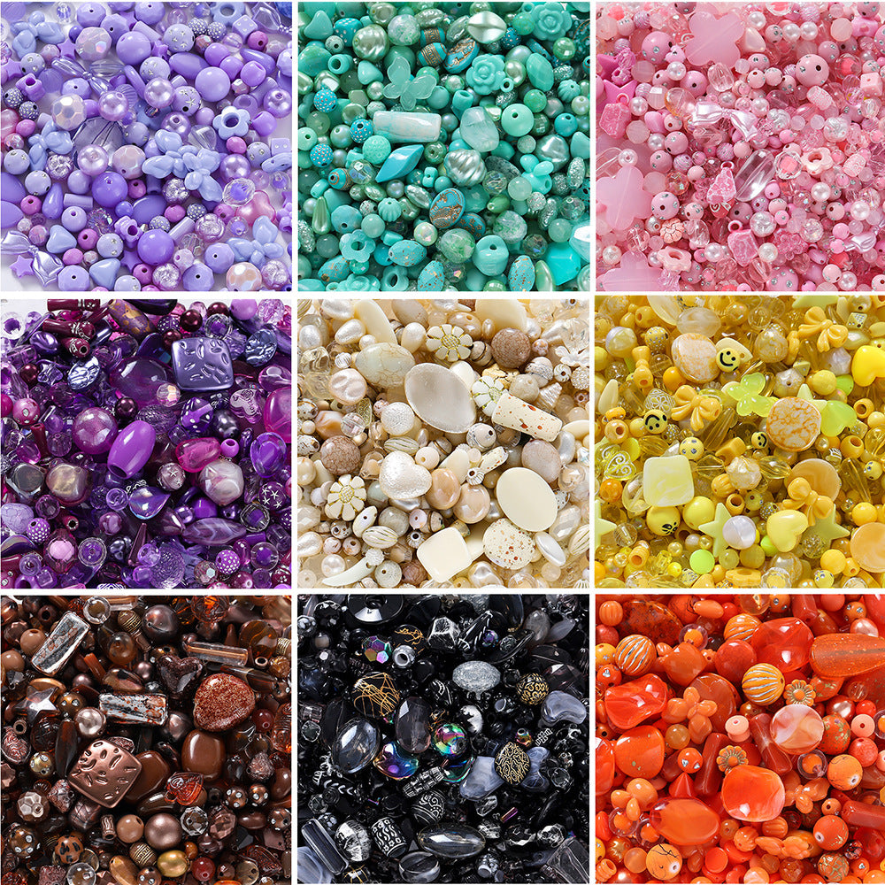 DIY Acrylic Mixed Beads 20g - Mobile Phone Chain Children's Jewelry Hair Accessories
