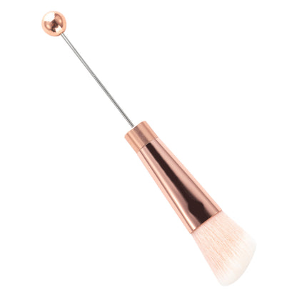New 5 Pcs DIY Beaded Metal Handle Makeup Brush Set - Contour Concealer Eyeshadow Eyebrow Brush Wholesale