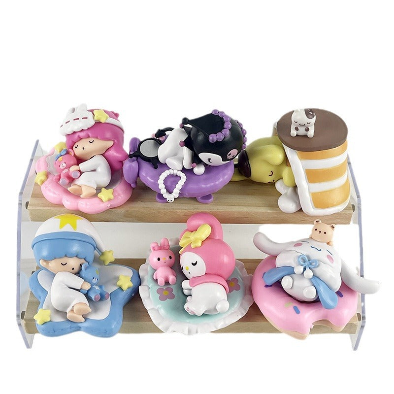Sleep Peacefully Melody 6 Sanrio Gemini Female Male Merloti Culomi Pudding Dog Ornaments