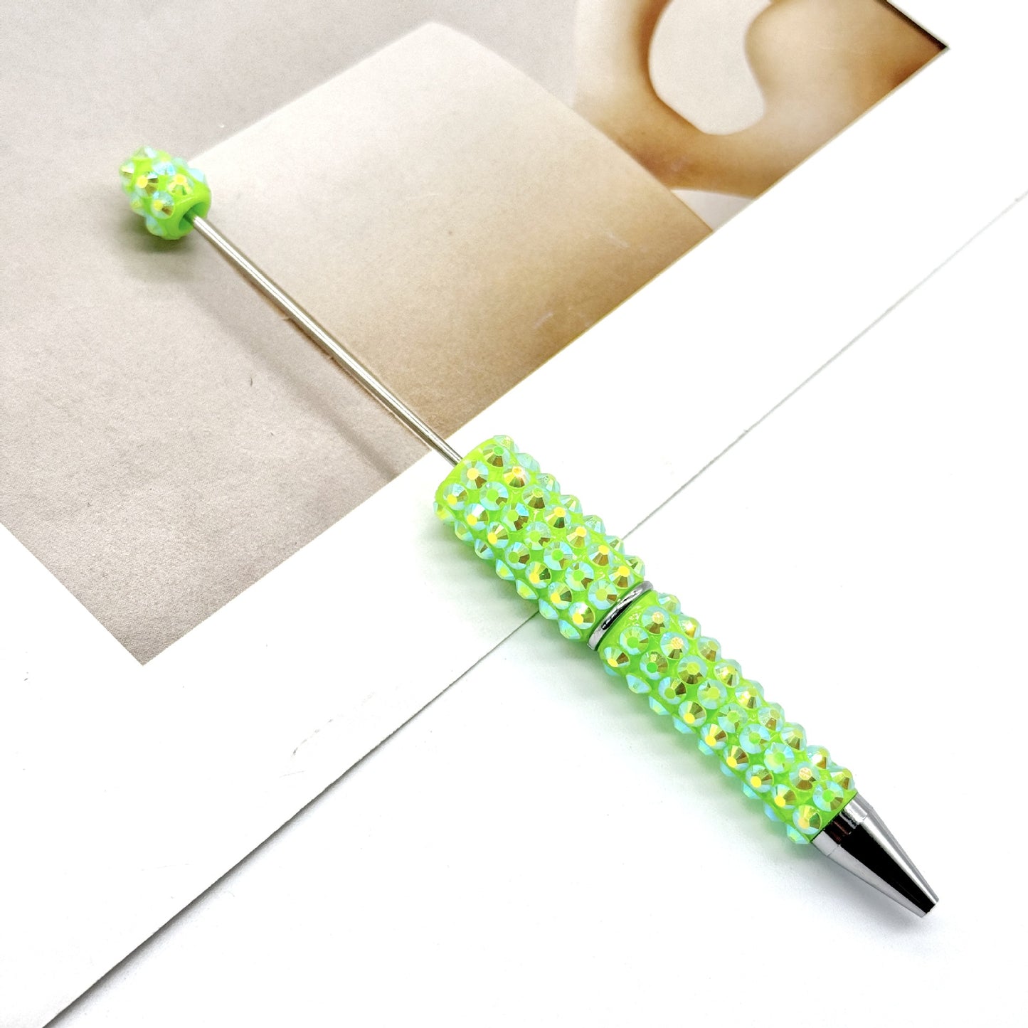 creative DIY diamond-encrusted ballpoint pen broken diamond full diamond ballpoint pen color cute cartoon heavy industry cute pen