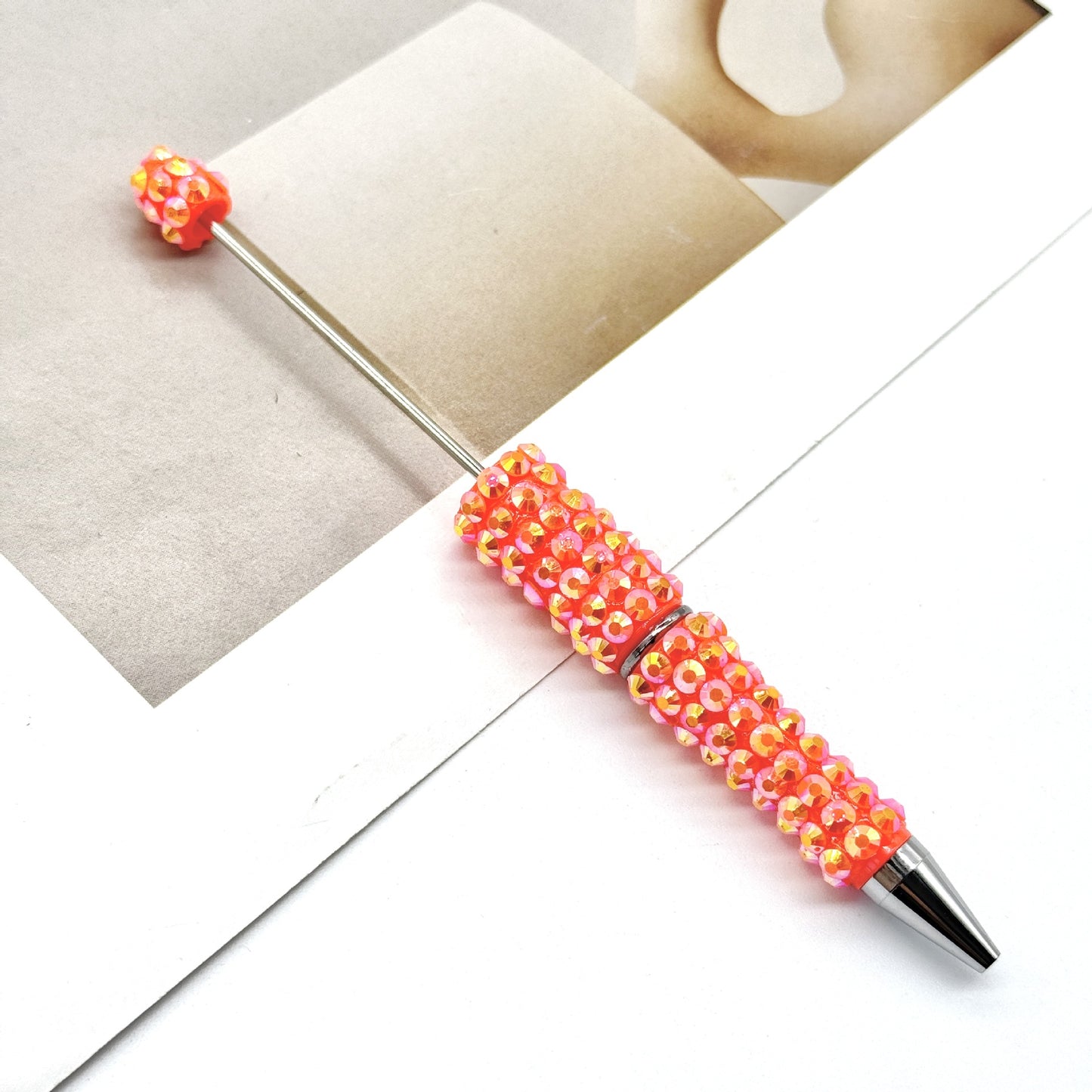 creative DIY diamond-encrusted ballpoint pen broken diamond full diamond ballpoint pen color cute cartoon heavy industry cute pen