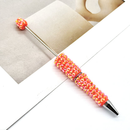 creative DIY diamond-encrusted ballpoint pen broken diamond full diamond ballpoint pen color cute cartoon heavy industry cute pen