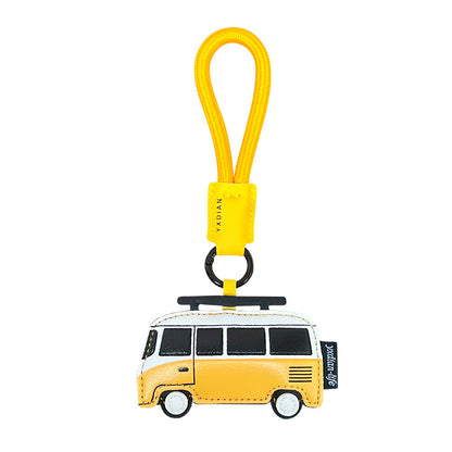 Creative PU Leather Transportation Keychain Pendant Cute Couple Bag Keychain Pendant Small Gift Wholesale