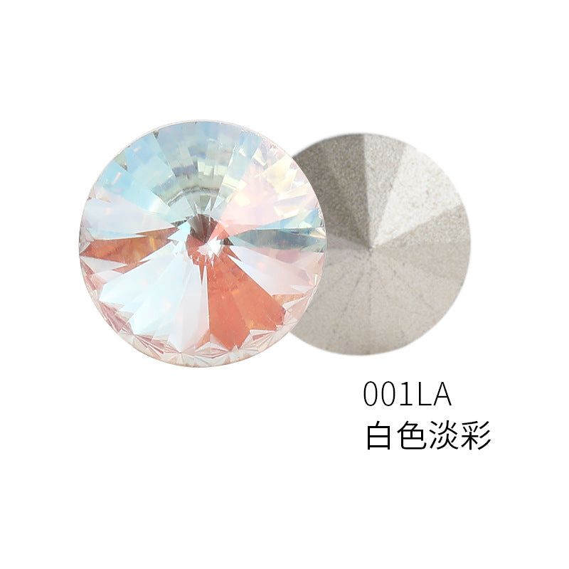 Xichuan New Light Color LA Series Satellite Pointed Bottom Glass Rhinestones, Clothing Accessories, DIY Jewelry Diamond Attachment Materials