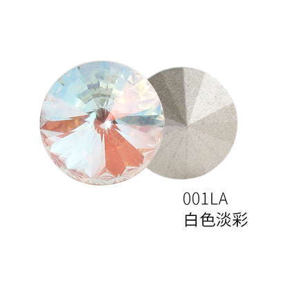 Xichuan New Light Color LA Series Satellite Pointed Bottom Glass Rhinestones, Clothing Accessories, DIY Jewelry Diamond Attachment Materials