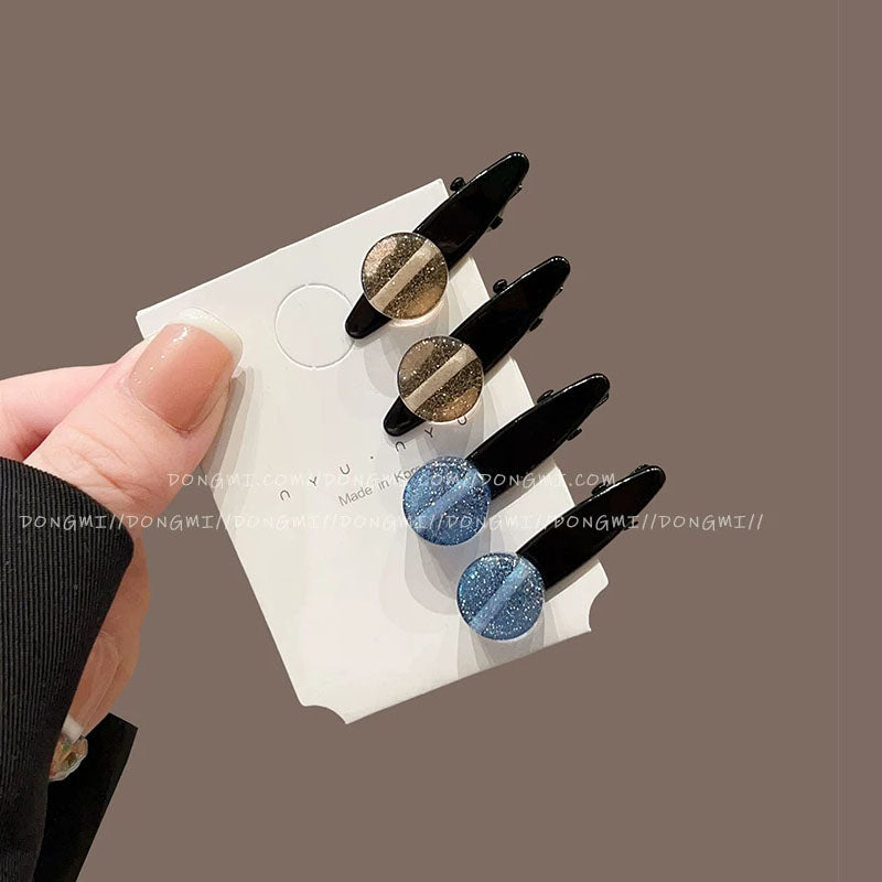 High-end light luxury pearl hair clips, edge clips, delicate side bang clips, women's mini small front-size hair clips, hair clips