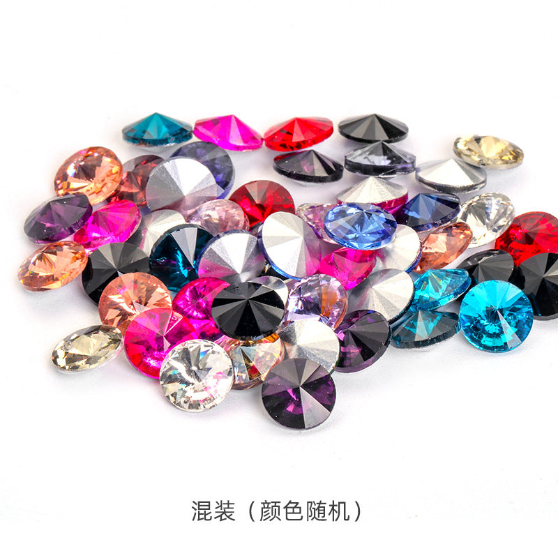 Rivoli Pointed Bottom Diamond Rhinestones - Crystal Phone Case Shoe Jewelry Luggage Clothing Accessories