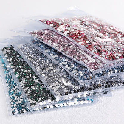 Resin Flat Bottom Rhinestones - Super Flash Nail Art Wedding Dress Mobile Phone Case Accessories