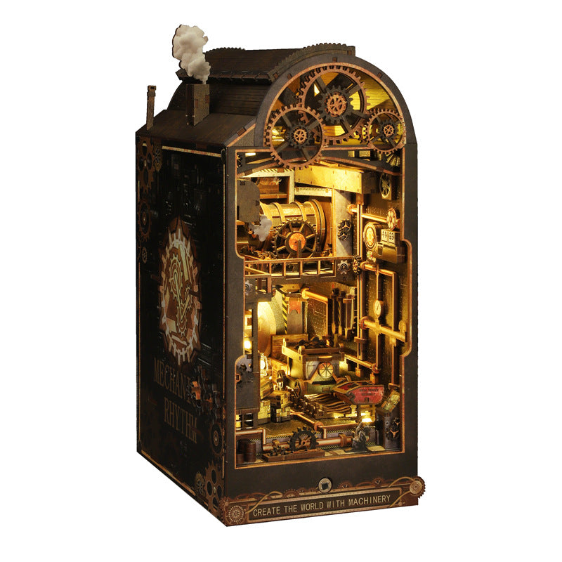 JITT DIY cabin JTSL-19-B mechanical rhythm steampunk style miniature landscape model ornament gift