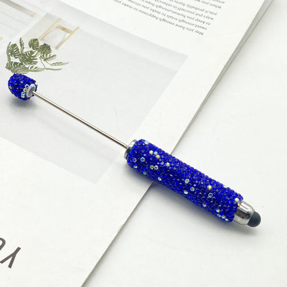 AB colorful full diamond touch screen pen DIY clay handmade rhinestone ballpoint pen live broadcast hot sale beaded gift pen hot sale
