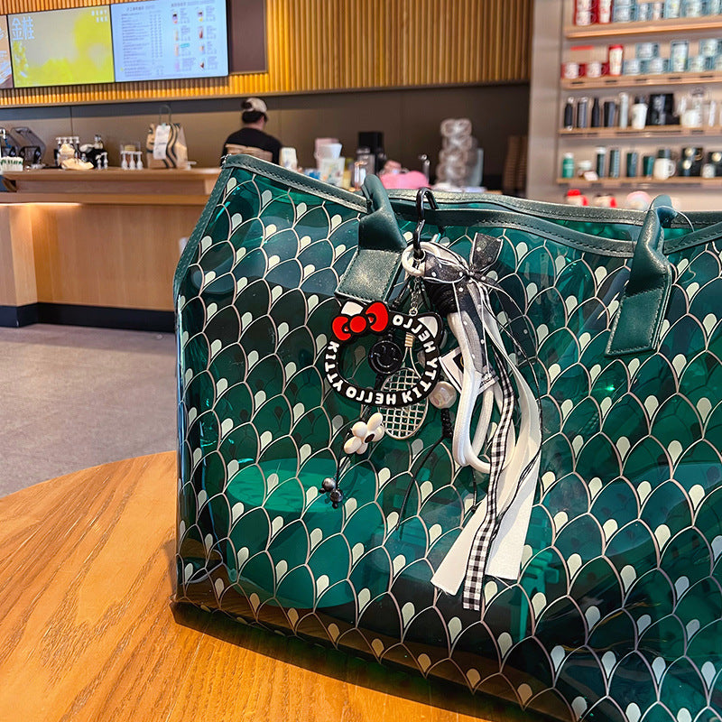 Creative miu dopamine KT cat bracelet keychain bag pendant accessories car school bag keychain pendant