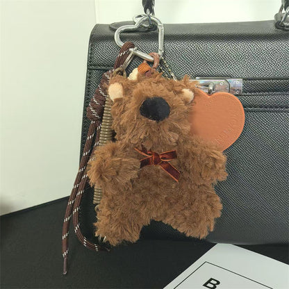 Cute West Highland Puppy Plush Doll Keychain Pendant Couple Bag Pendant Scratcher Doll Doll Wholesale