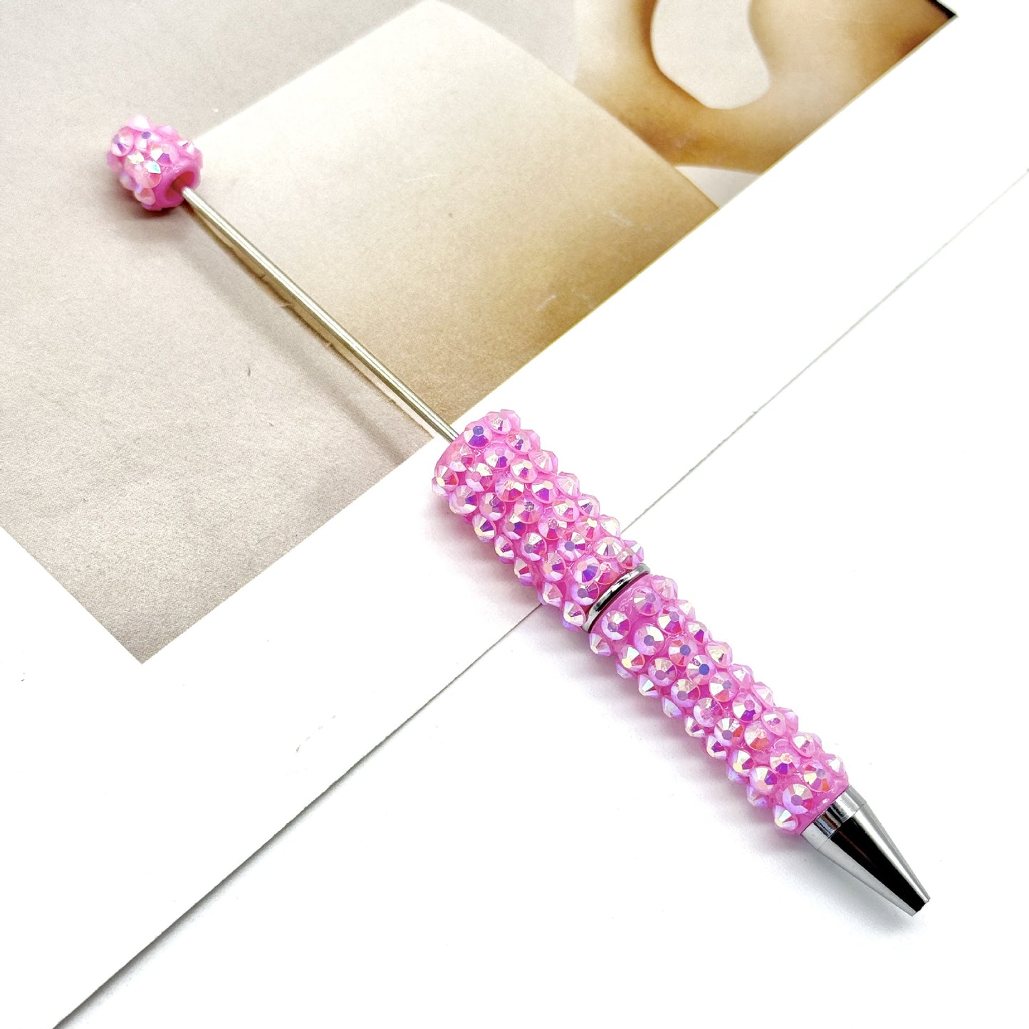 creative DIY diamond-encrusted ballpoint pen broken diamond full diamond ballpoint pen color cute cartoon heavy industry cute pen