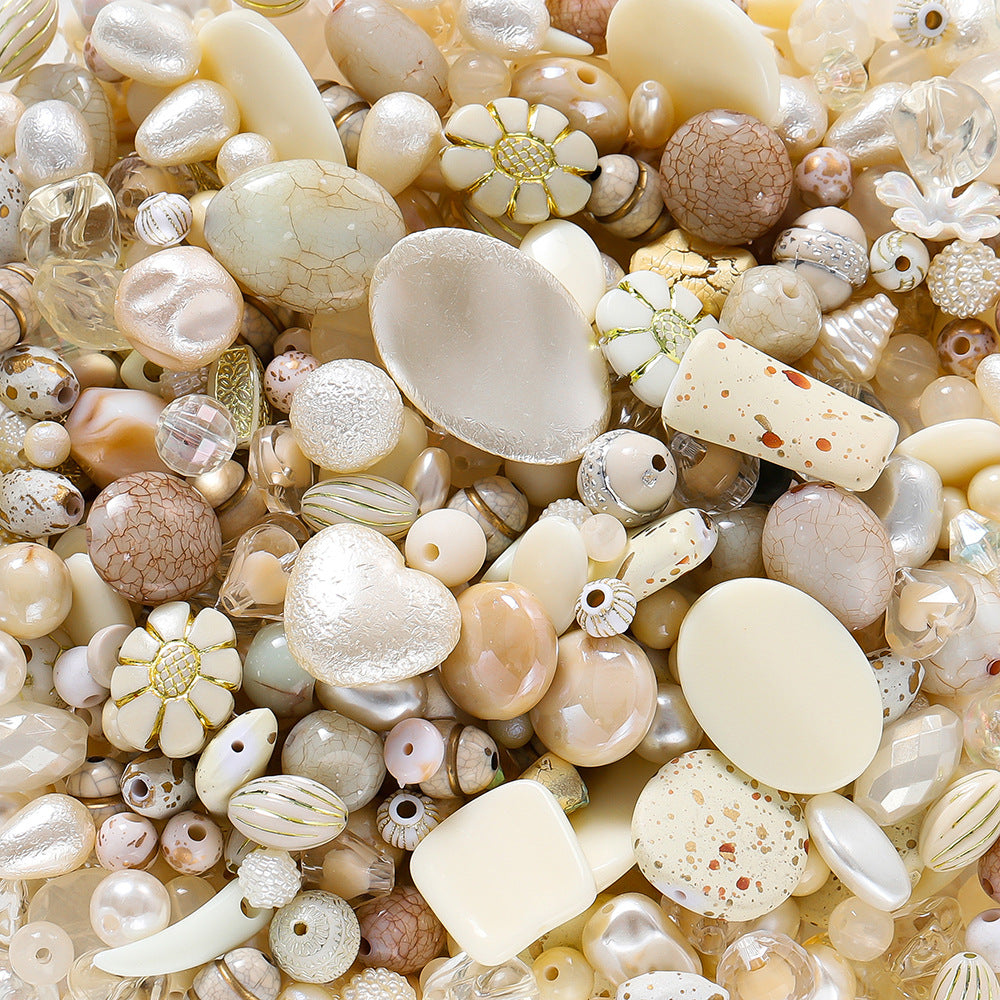 DIY Acrylic Mixed Beads 20g - Mobile Phone Chain Children's Jewelry Hair Accessories