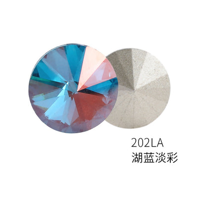 Xichuan New Light Color LA Series Satellite Pointed Bottom Glass Rhinestones, Clothing Accessories, DIY Jewelry Diamond Attachment Materials