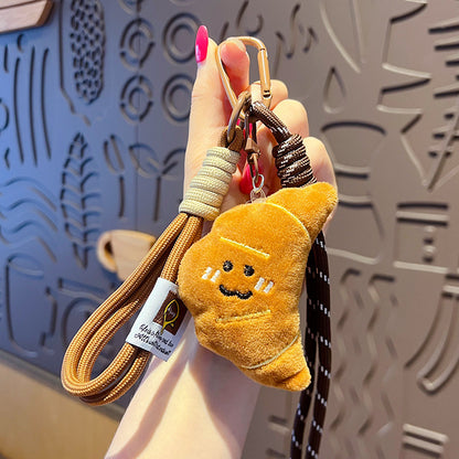Bread Bracelet Keychain - Couple Bag Pendant