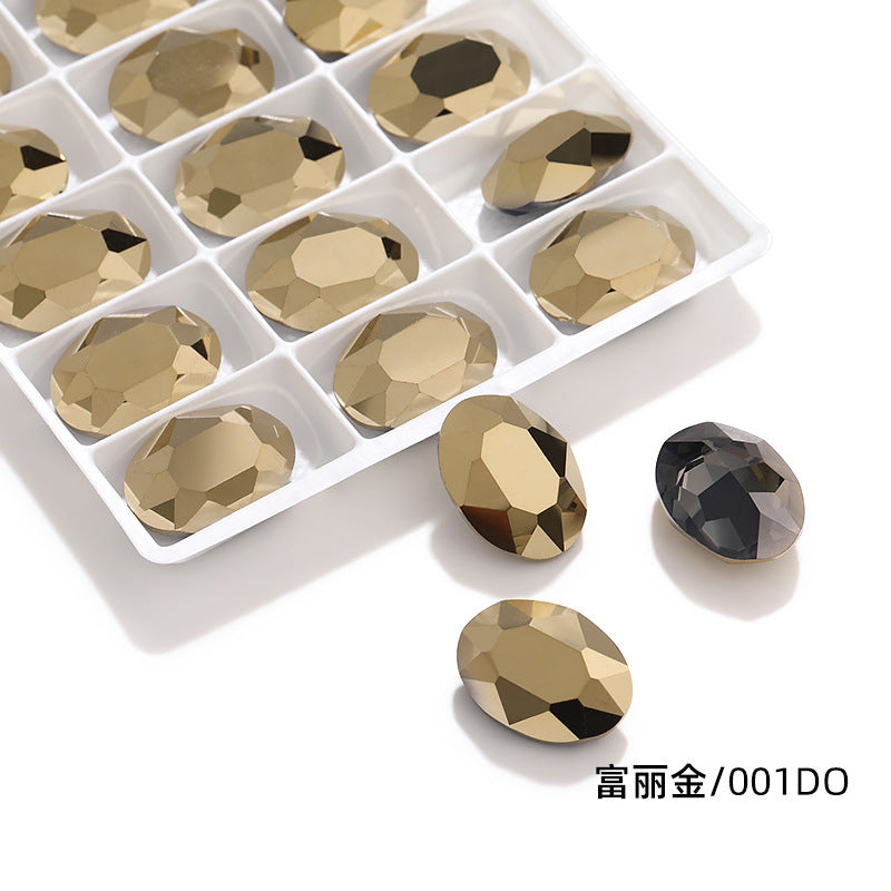 Direct supply of oval, pointed-bottom, special-shaped diamonds, phone cases, diamonds, shoes, bags, clothing, accessories, pointed sole oval diamonds