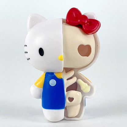 Cross-border semi-planed kulomi KT cat Melody half-skeleton creative trend cute figure model ornaments