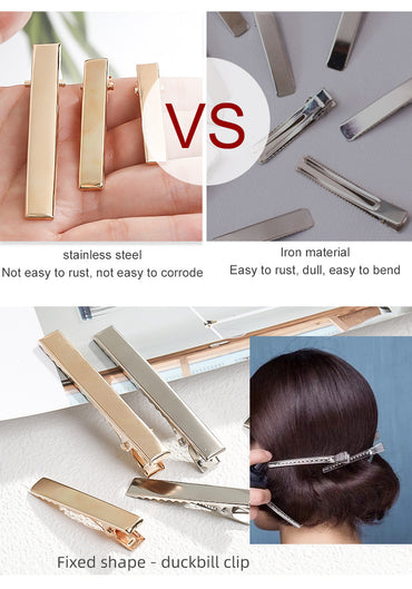 Thickened Duck Beak Hair Clips - Butterfly Clips Student Party DIY Headdress Accessories