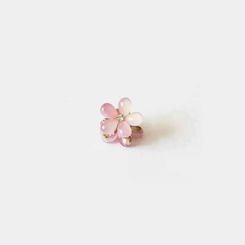 Small mini floral claw clip for women, high-end side, bangs hair clip for front front, delicate princess hair clip