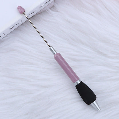 DIY press ballpoint pen creative glue spray sheath grip ballpoint pen ins macaron puzzle student stationery wholesale