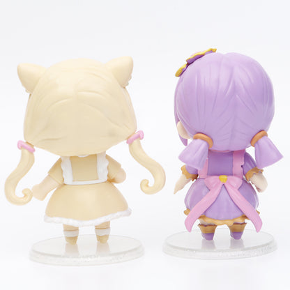 Figure Q version macaron princess 6 cake baking decoration ornaments angel baby wishing rainbow princess doll