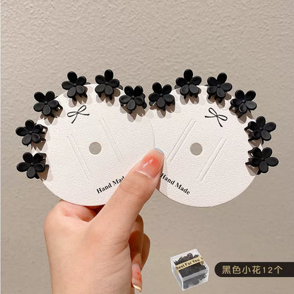Forehead princess head small catch clip hairpin small broken hairpin headgear hairpin female net red side bangs clip clip