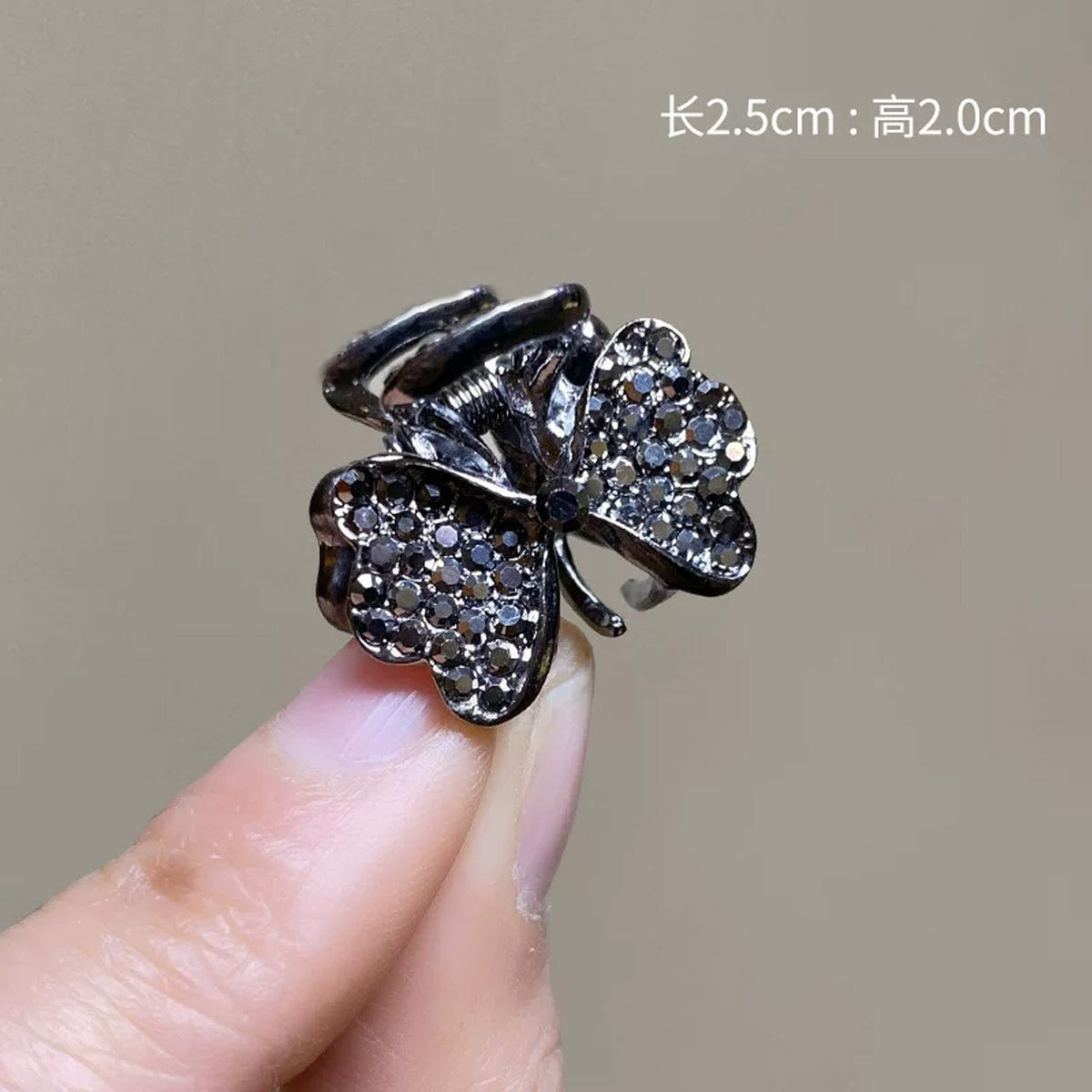 High-end flash diamond metal hair clip, small grab clip for women, bangs clip, side forehead hair clip, Korean headpiece clip, secure hair