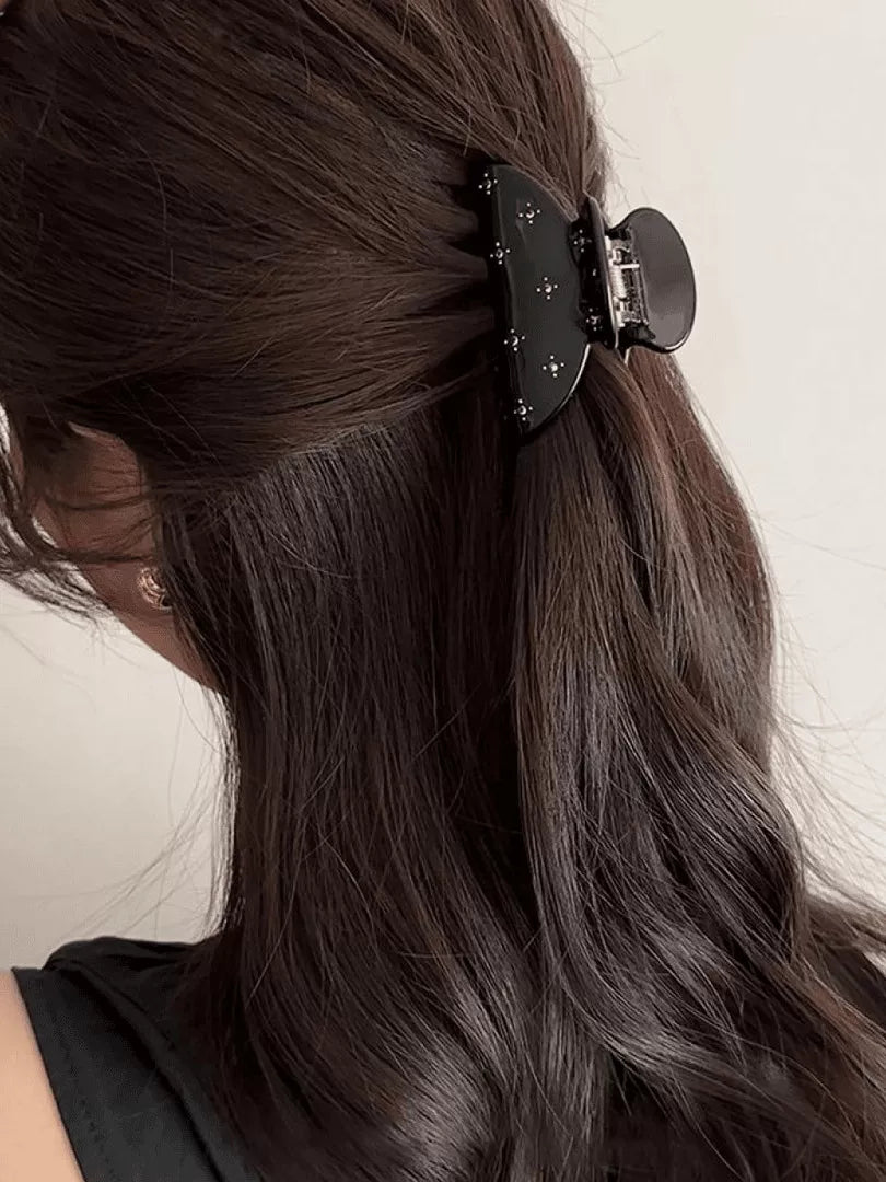 Korean Style Half-Up Small Claw Clip for Women, High-End 2026 New Shark Hair Clip at the Back of the Head, Small Volume Hair Clip, Ponytail Clip