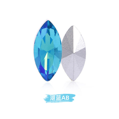 Navette Shape Diamond Rhinestones - Phone Case Perfume Bottle Clothing Crystal Jewelry DIY Accessories