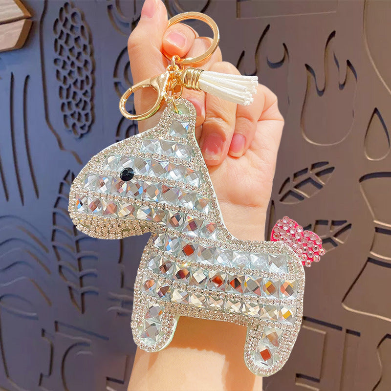 Horse Keychain - Love Pony Mobile Phone Pendant Car Key Chain Student Gift