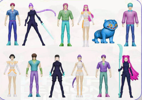 Cross-border new product Q version of the demon hunter acrylic stand K-Pop animation peripheral desktop humanoid stand ornament