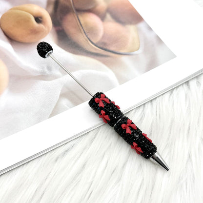 DIY creative bow full diamond  pen multi-color diamond gift pen Valentine's Day series gift pen in stock
