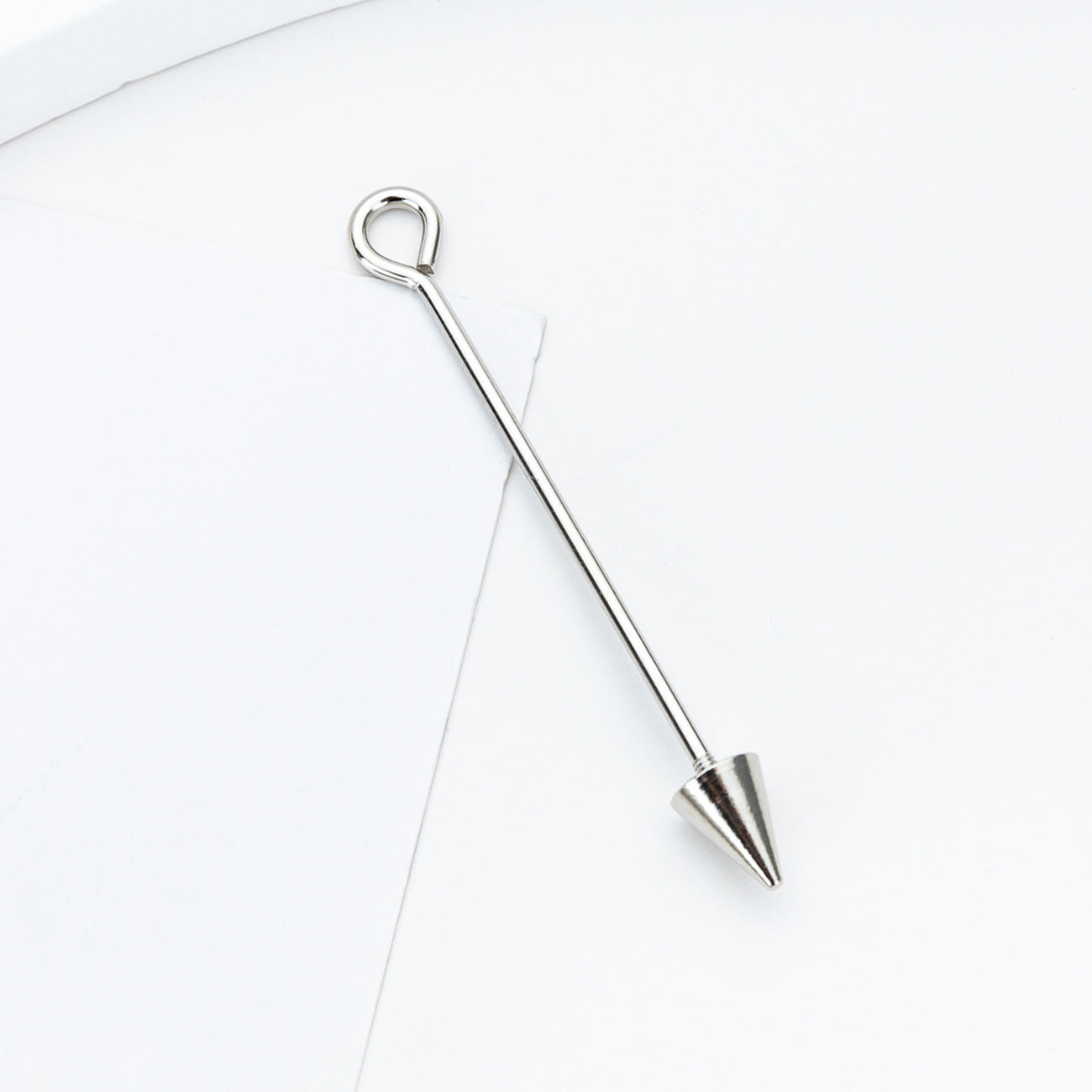 DIY beading poles can hang necklaces, pendants, earrings, jewelry, multicolor metal conical beading poles, spot wholesale